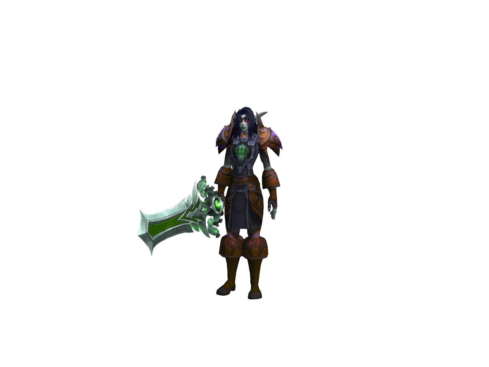 Full character render of Twohandsome