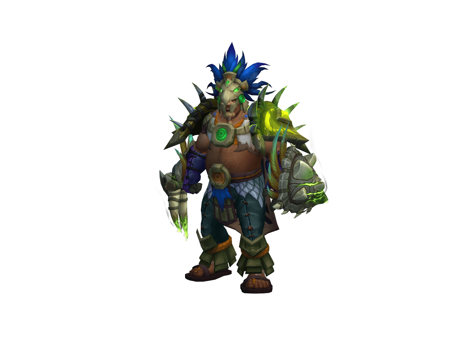 Full character render of Whitemônster
