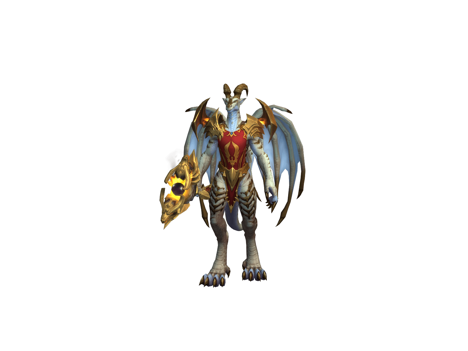Full character render of Flügelfrau
