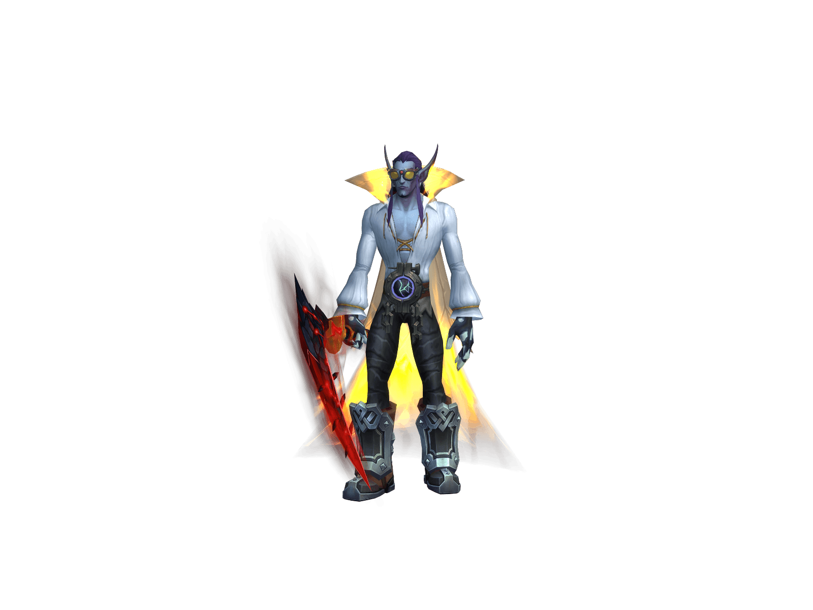 Full character render of Purplerain