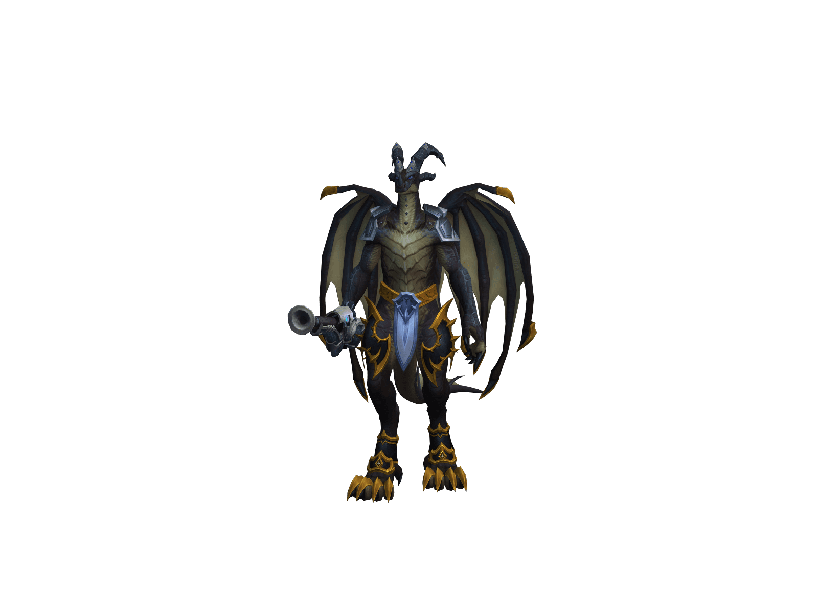 Full character render of Уголь