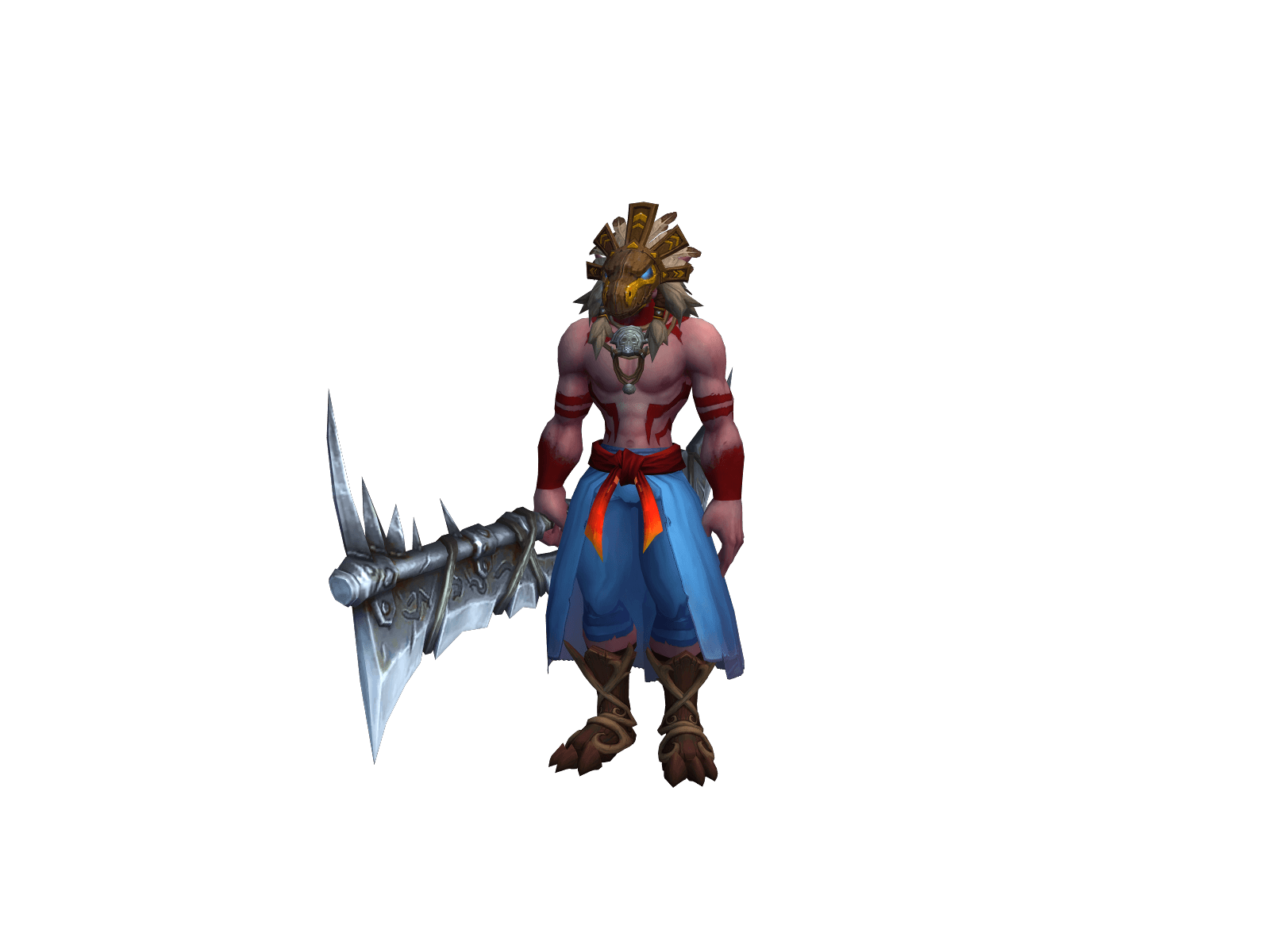 Full character render of Етить