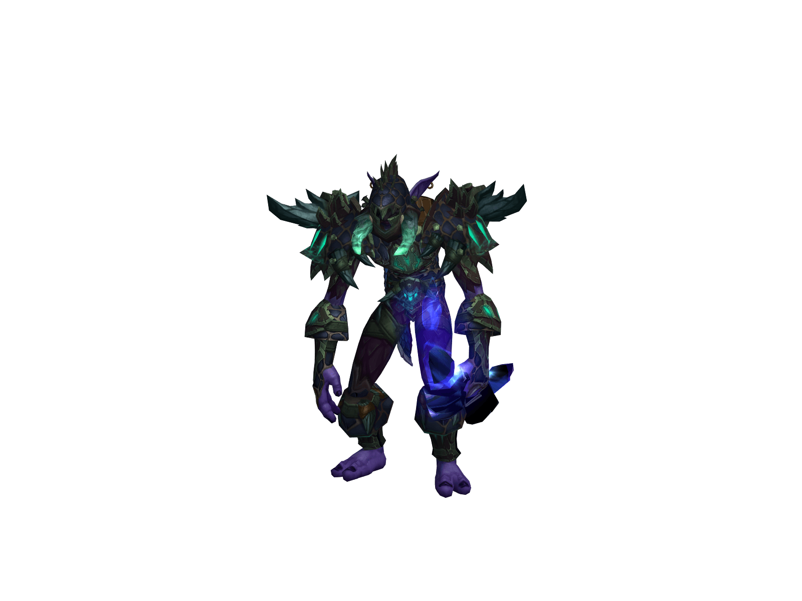 Full character render of Redsharkk