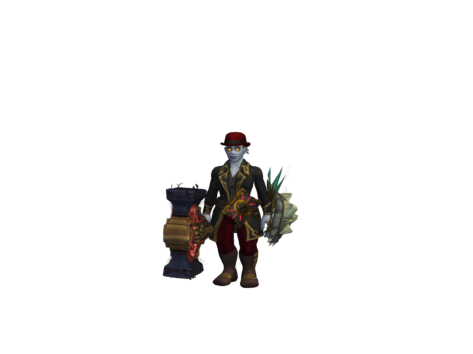 Full character render of Zebig