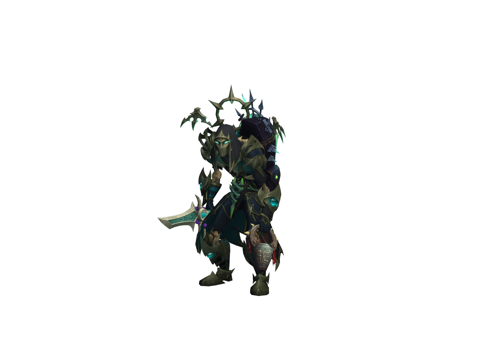 Full character render of Bluehaze