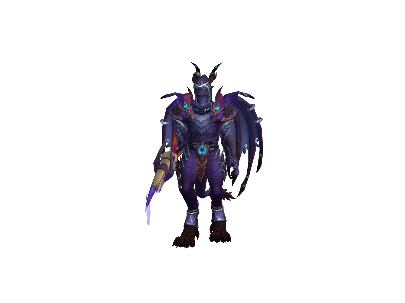 Full character render of Flareth