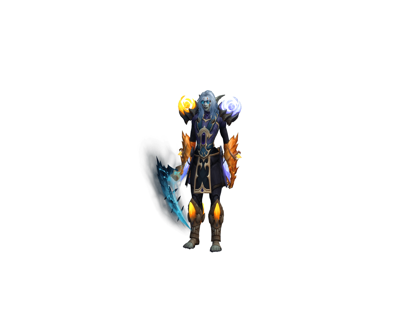 Full character render of Iskrá