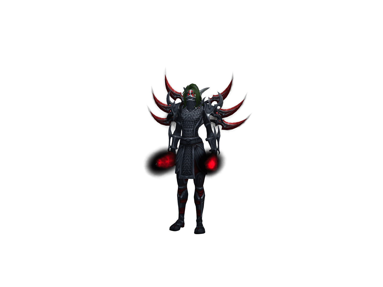 Full character render of Hollowized