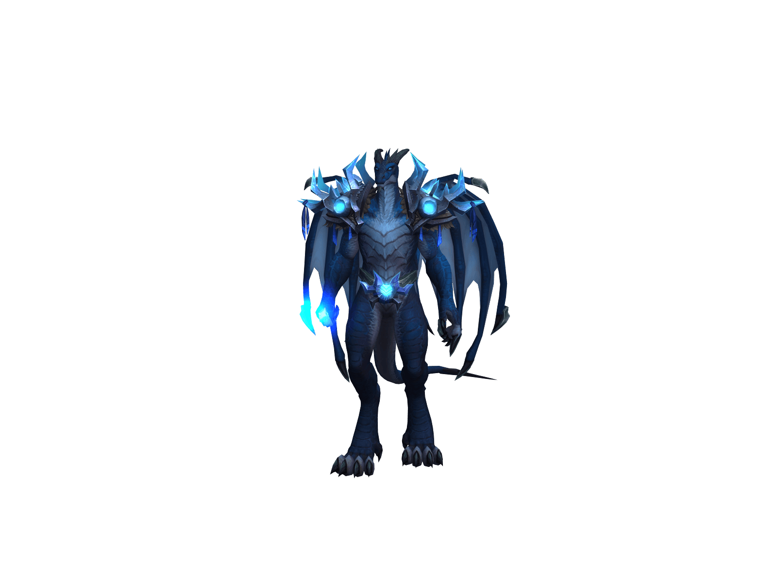 Full character render of Bluekomodo