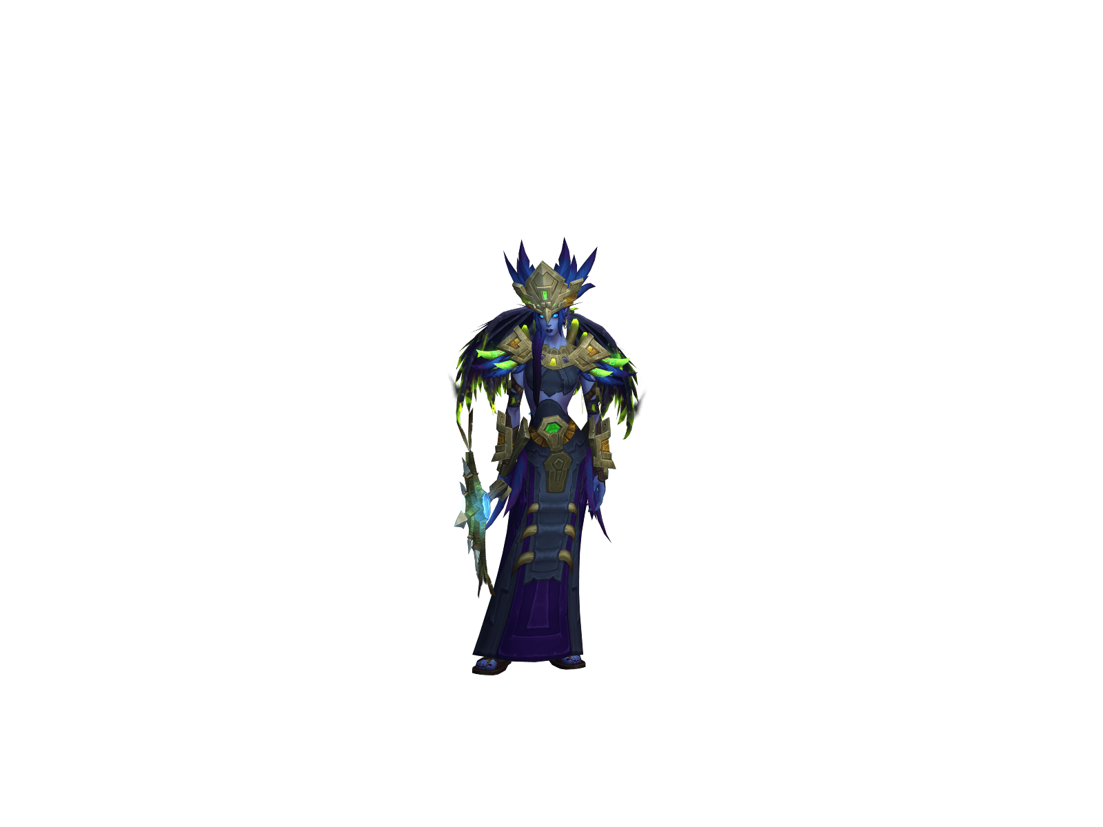 Full character render of Violetknight