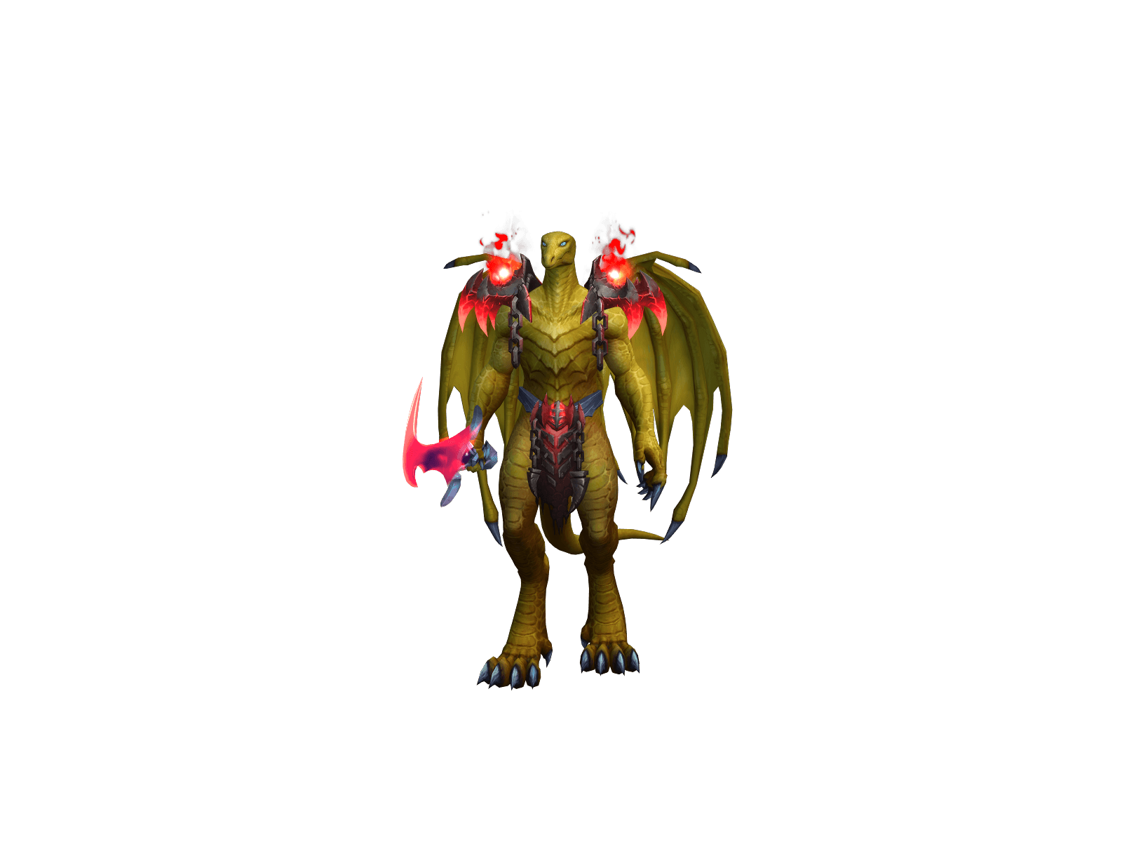 Full character render of Timelizard