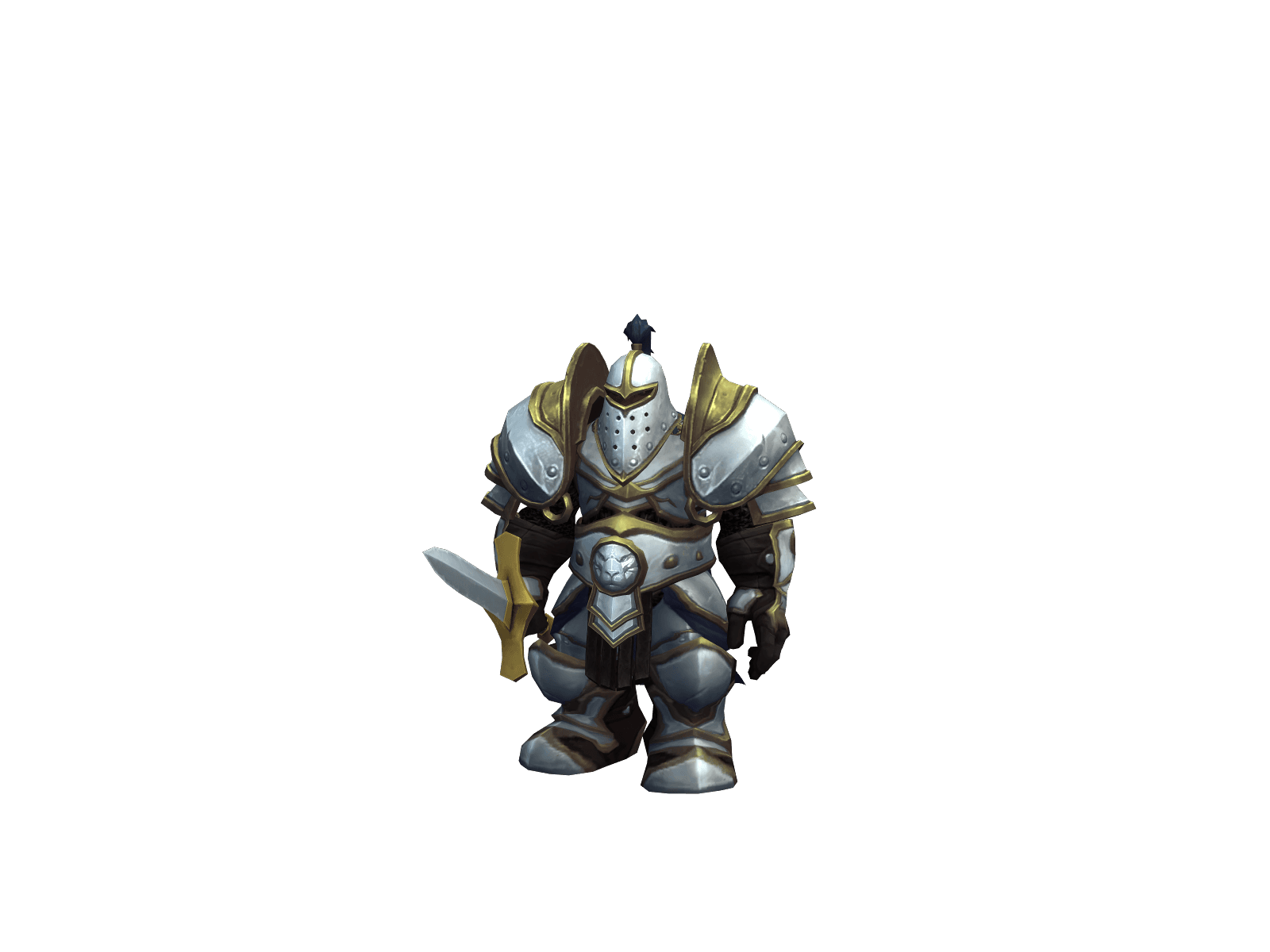 Full character render of Thesaint