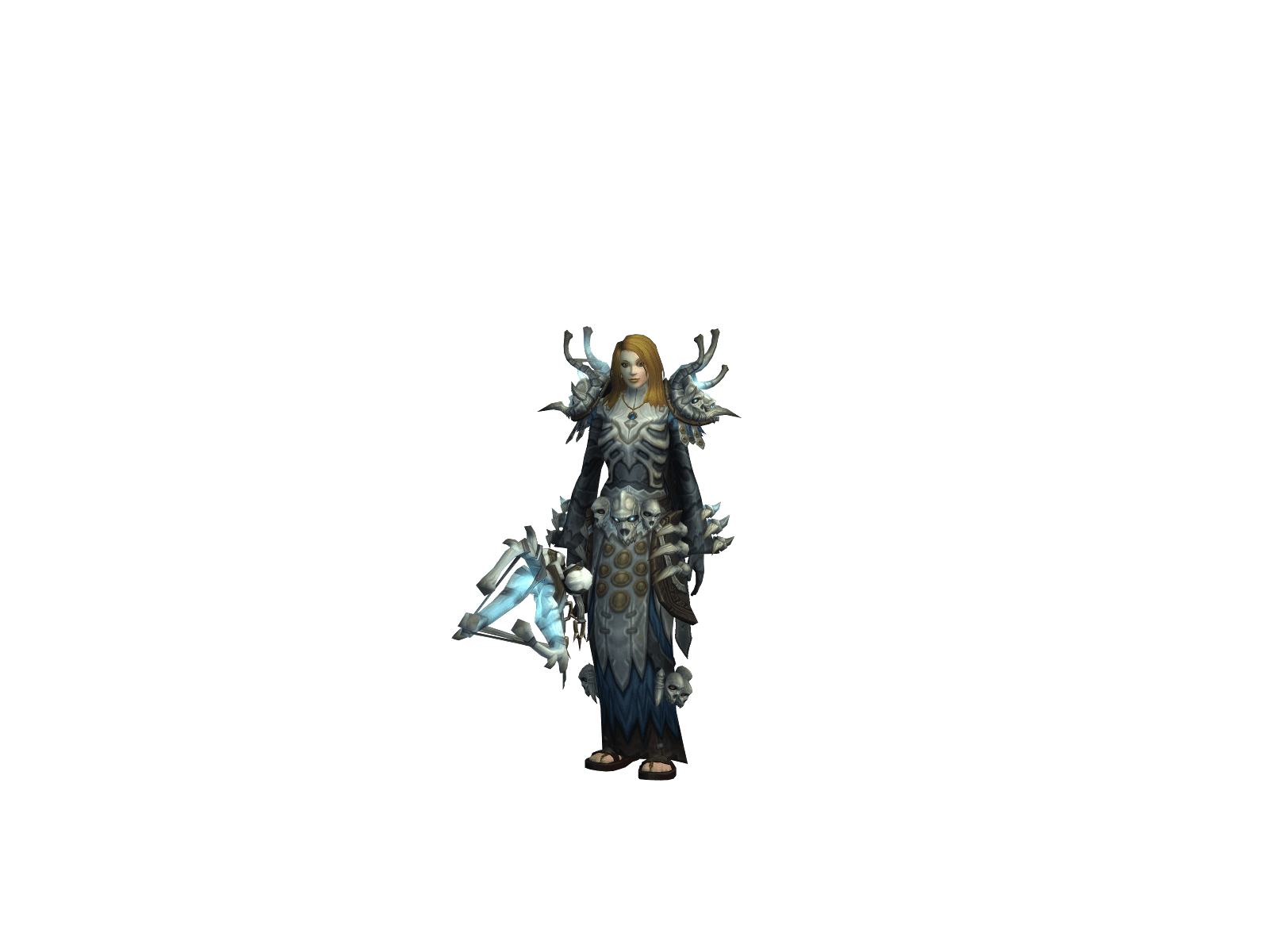 Full character render of Sandormage