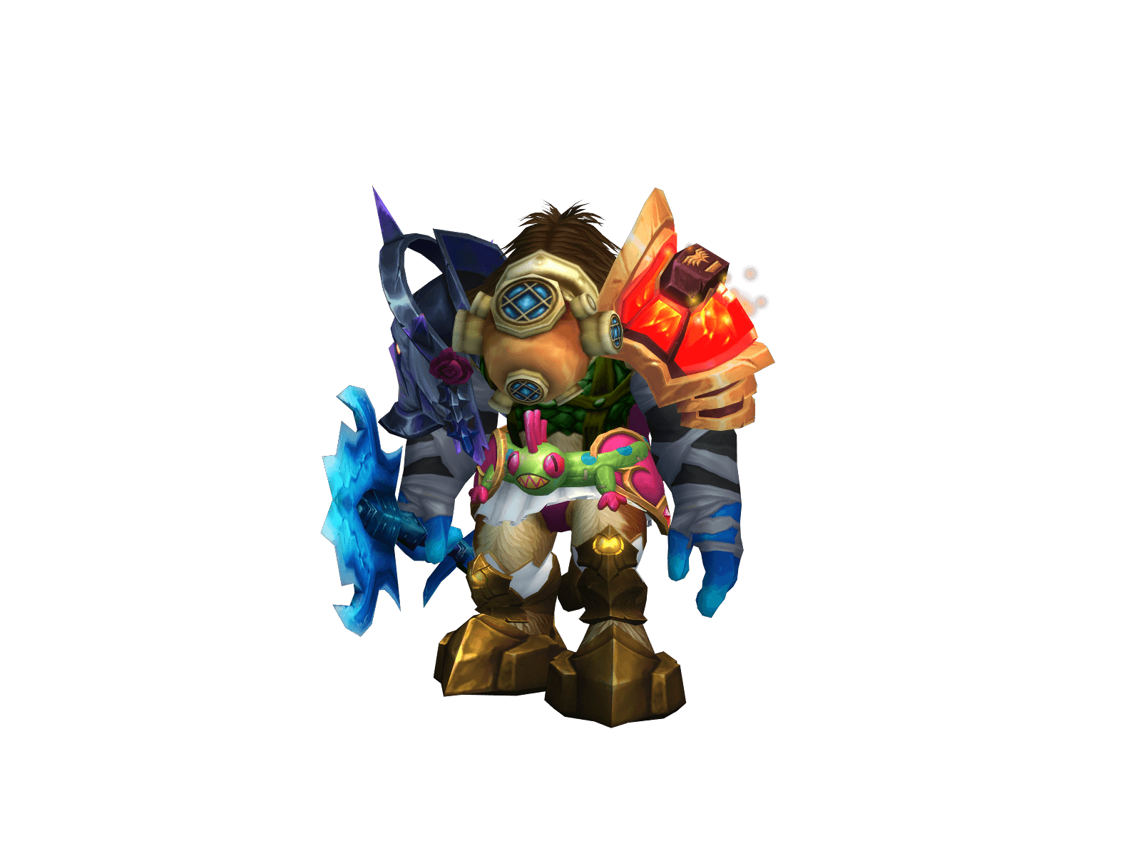 Full character render of Whitemönster