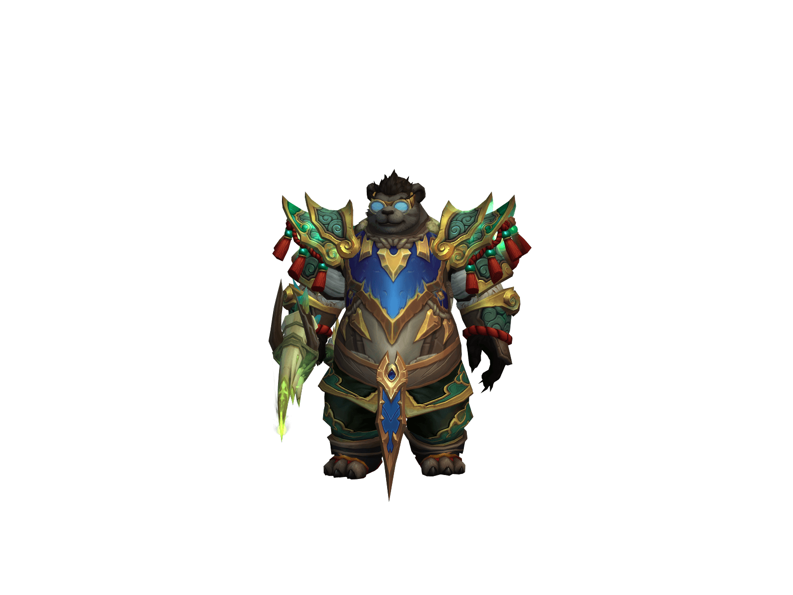 Full character render of Blackpandax
