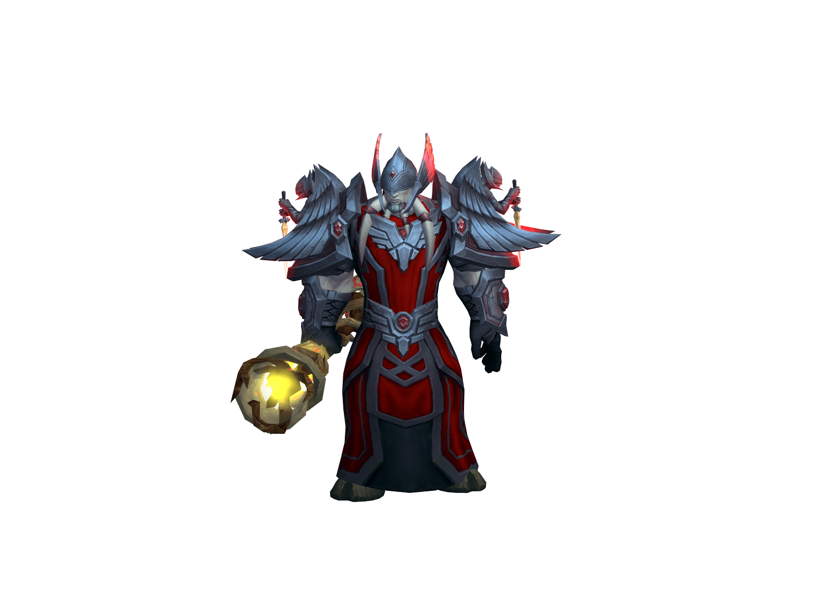 Full character render of Redthepriest