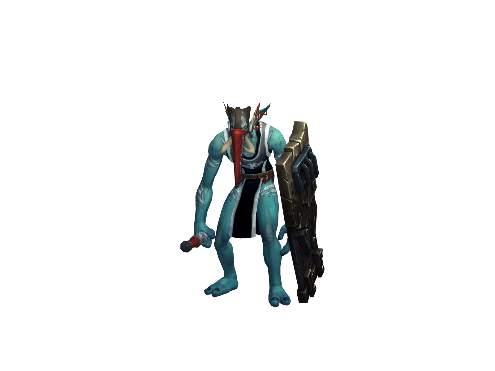 Full character render of Lumpyduck