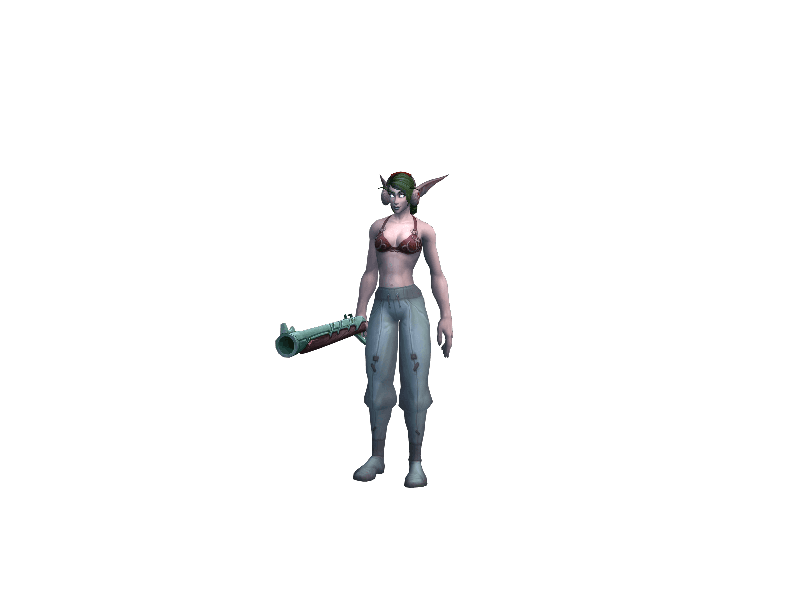 Full character render of Gurkenklown