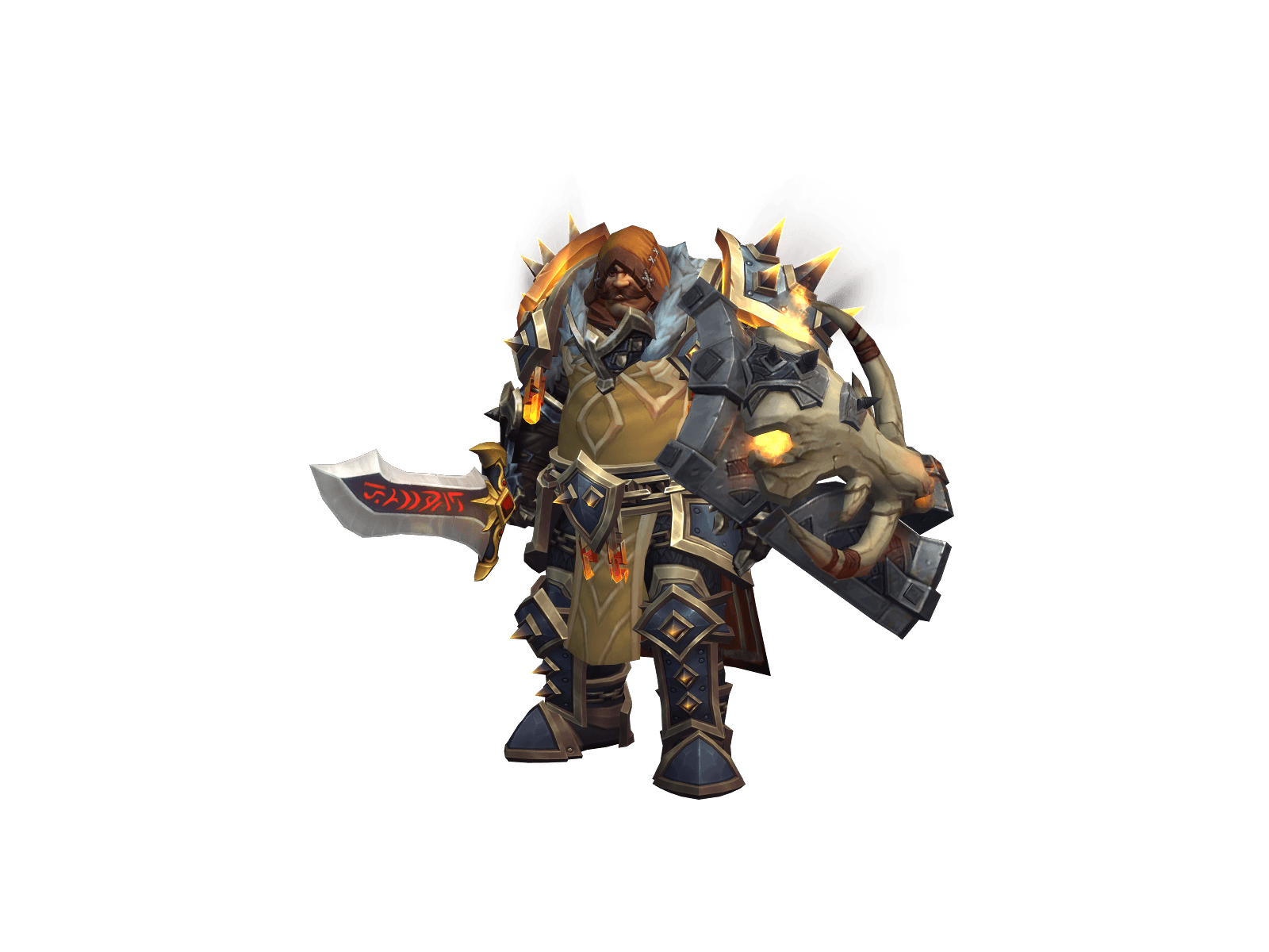 Full character render of Cazaril
