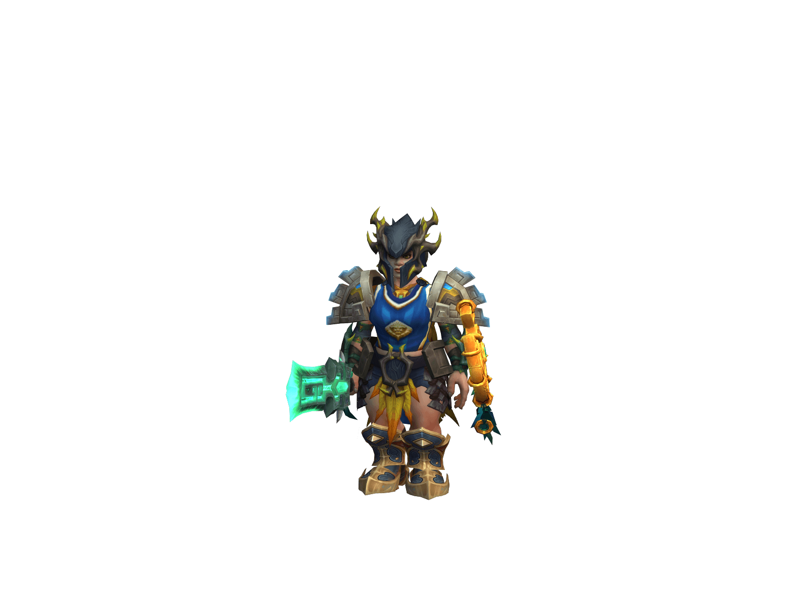 Full character render of Palacetamolø