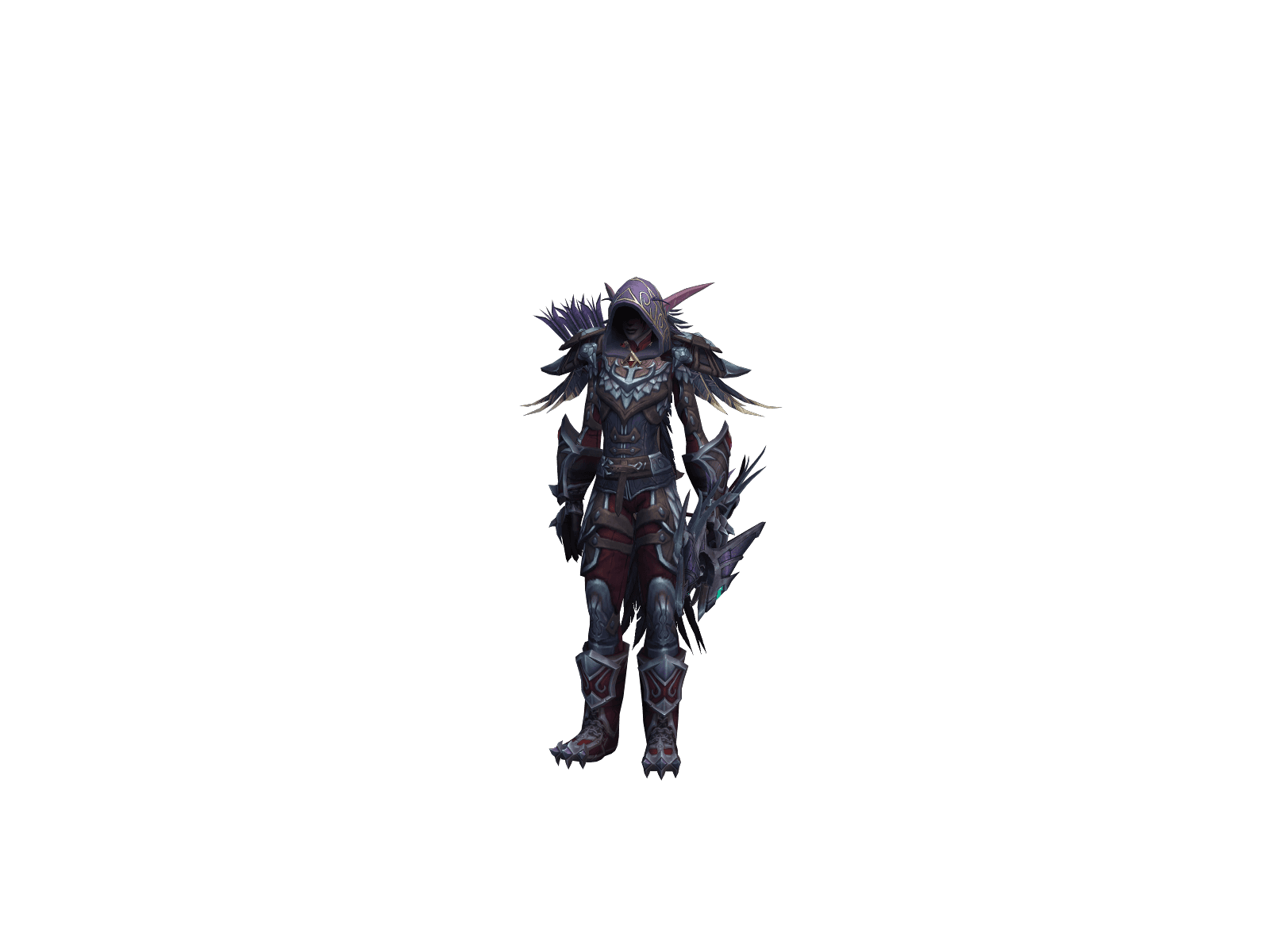Full character render of Midnitefurry