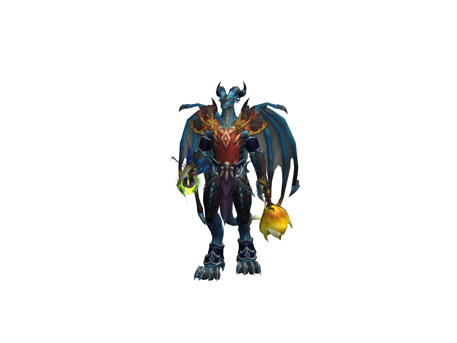 Full character render of Dratman