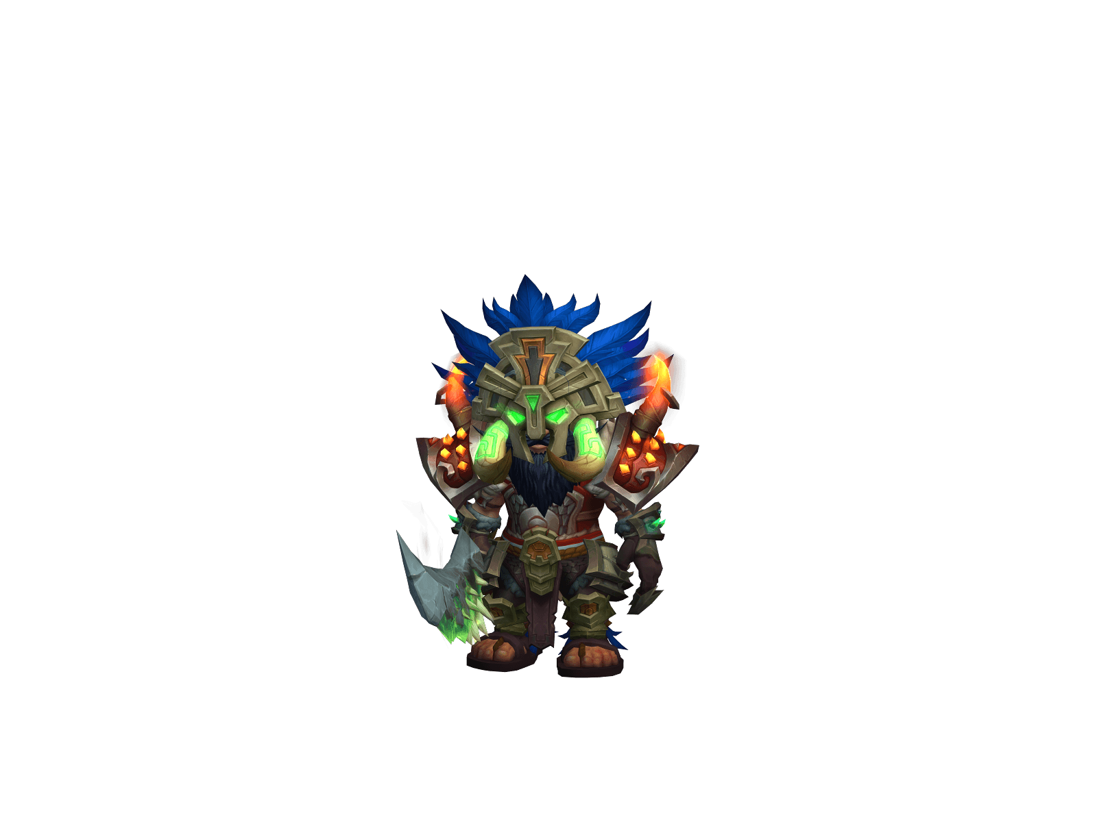 Full character render of Blouswarrior