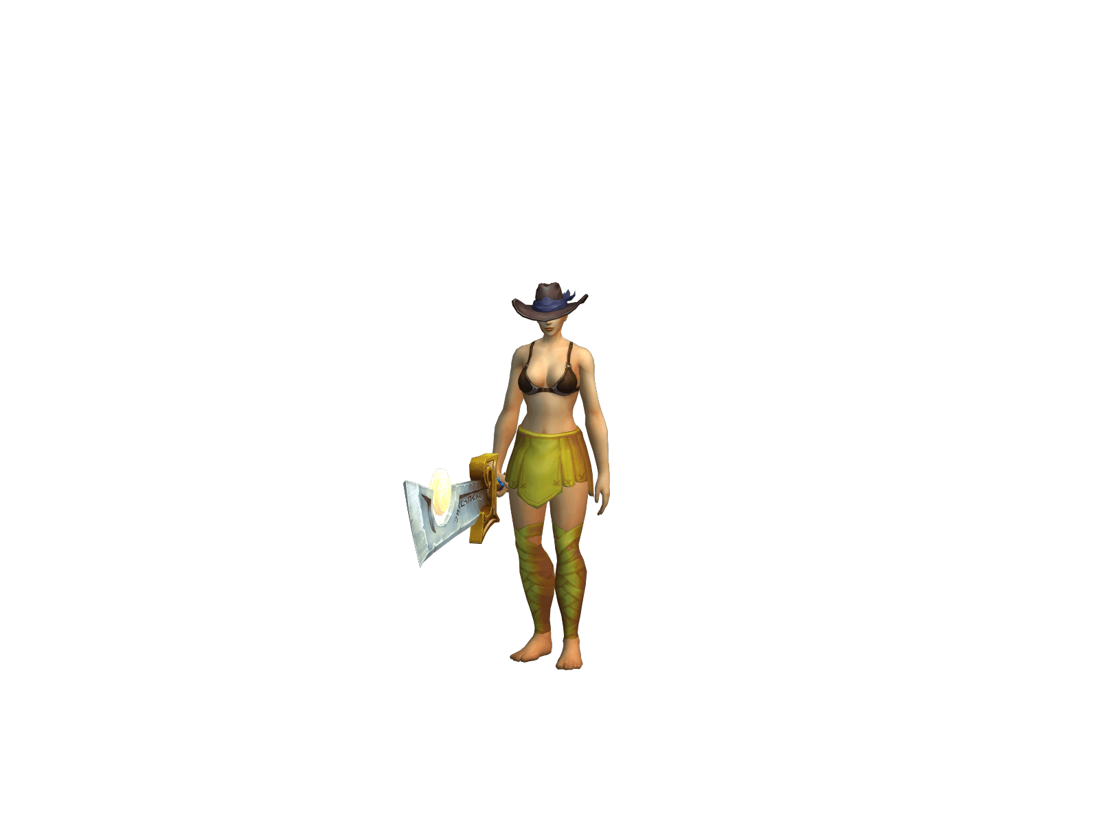 Full character render of Daholyman