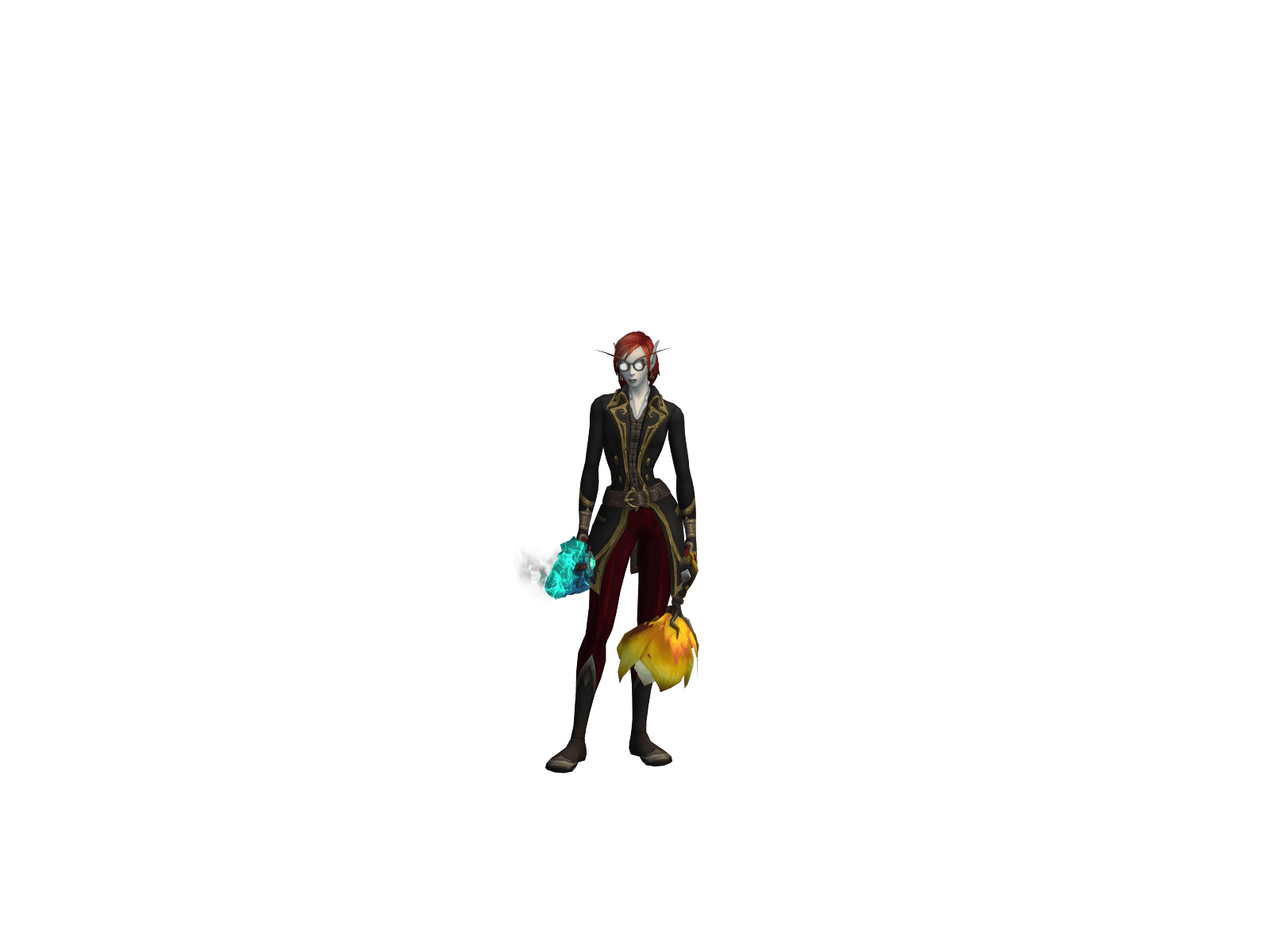 Full character render of Gingerdolly
