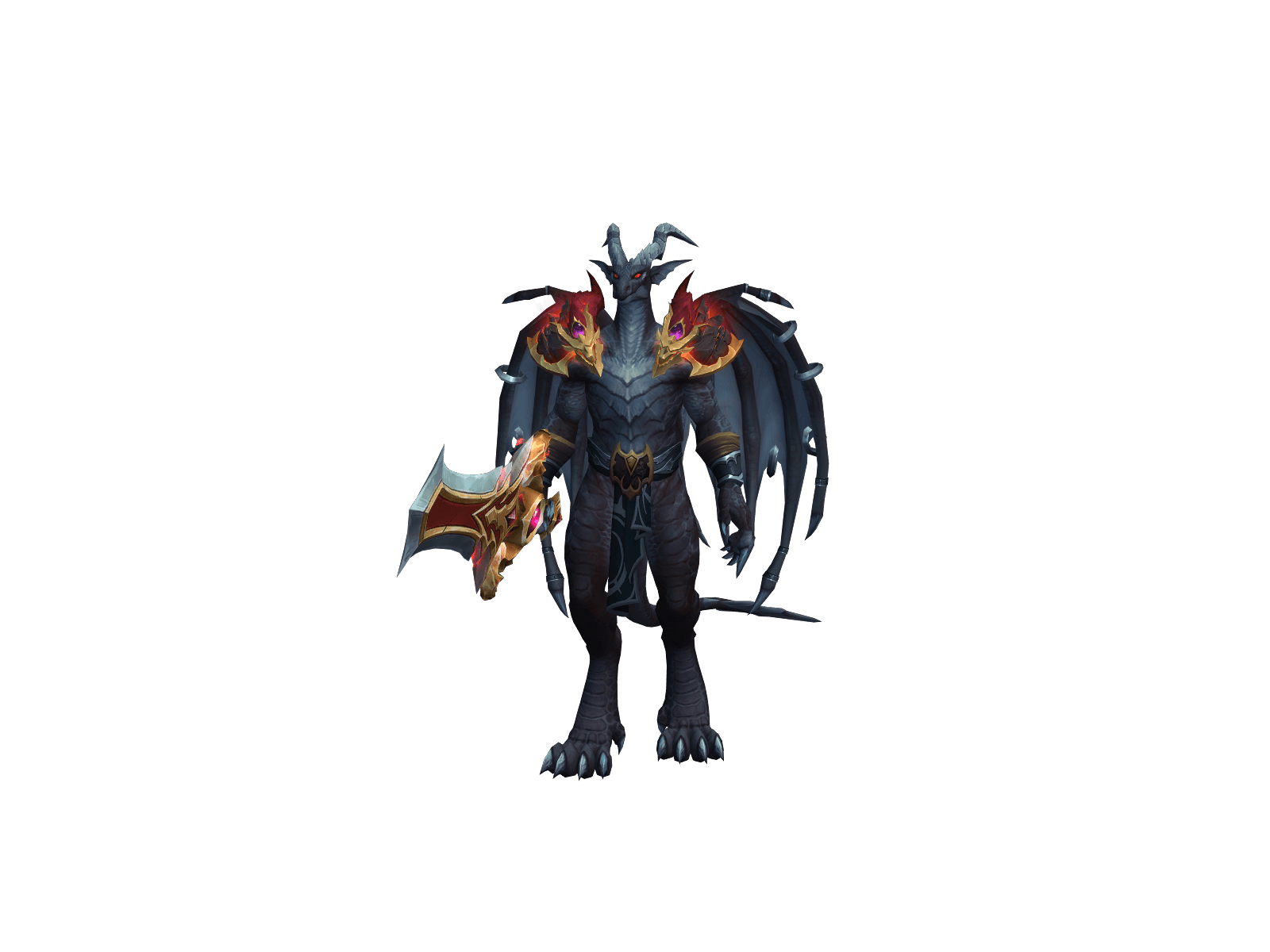 Full character render of Dracofuzzy