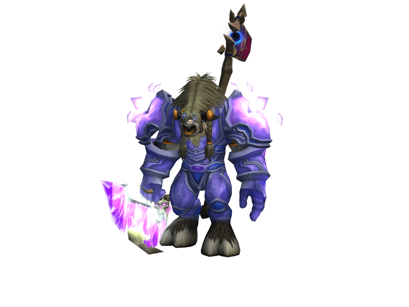 Full character render of Deified