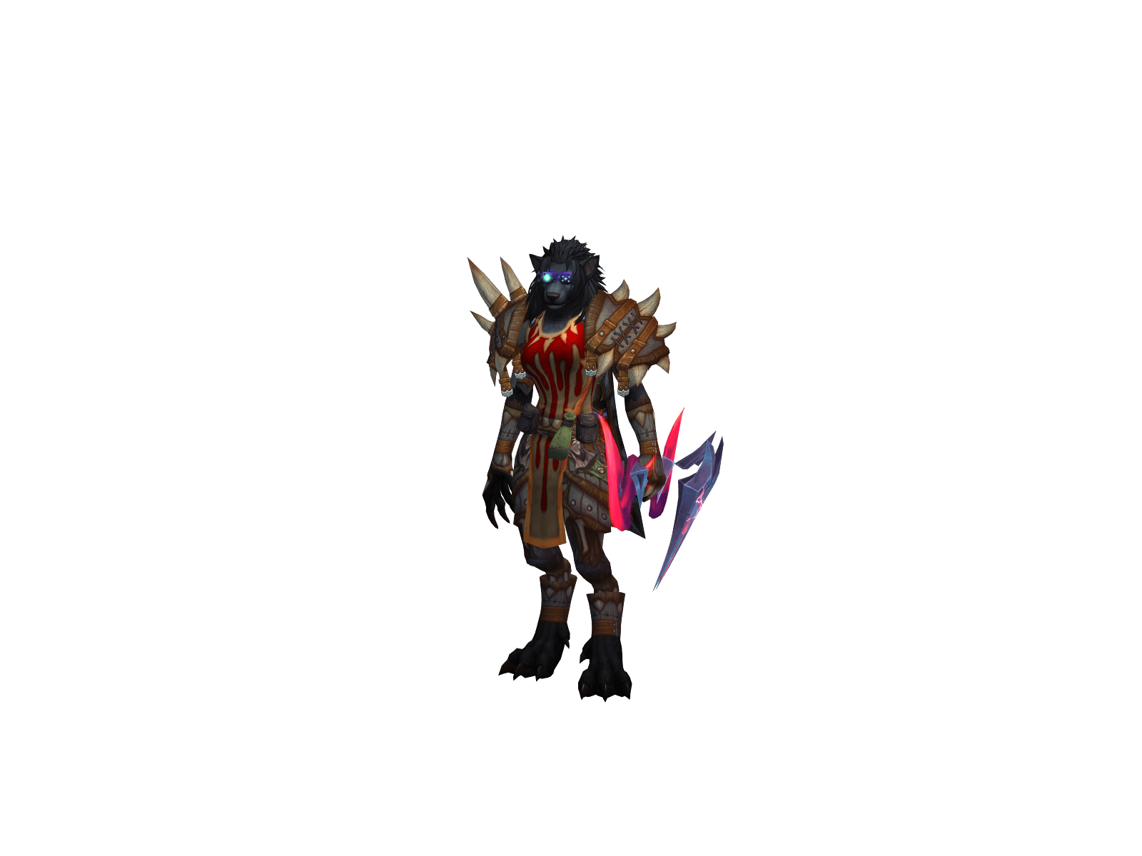 Full character render of Karbonwolf