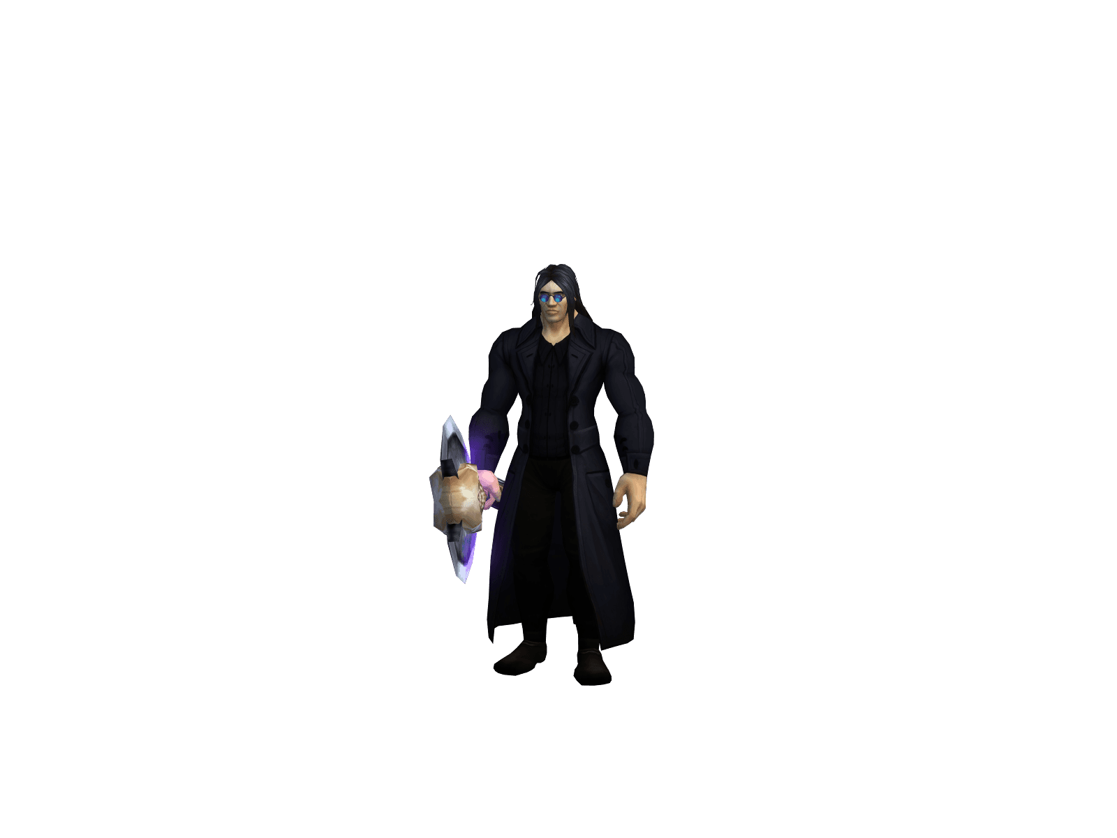 Full character render of Clamnufc