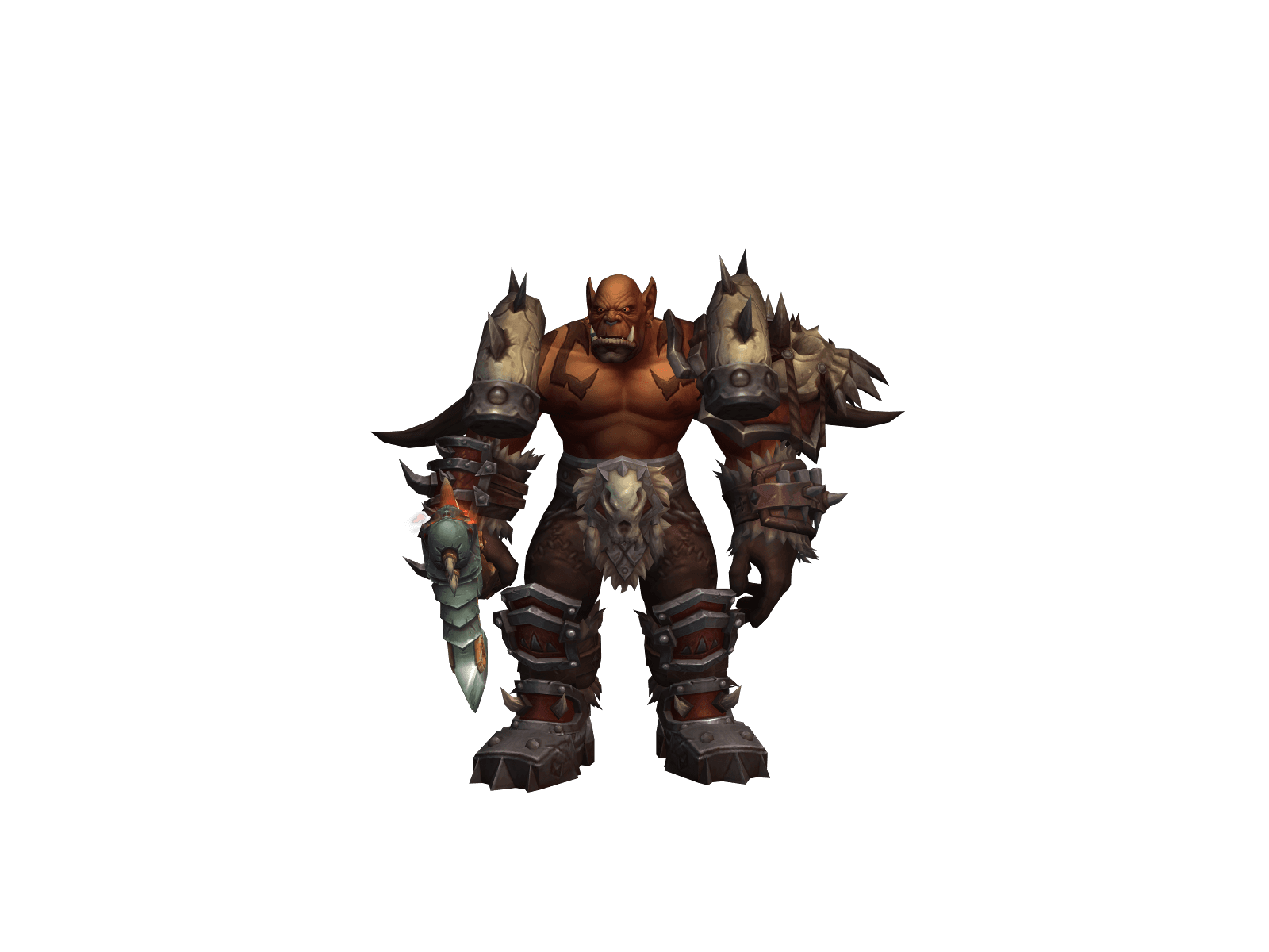 Full character render of Grommashed